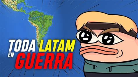 TODA LATINOAMERICA EN GUERRA WorldBox YouTube