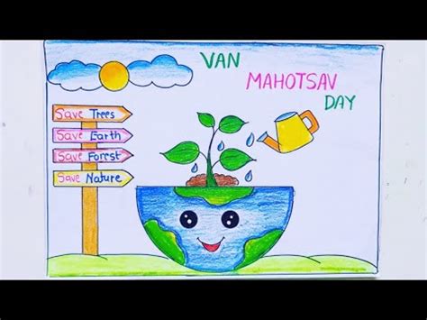van mahotsav chartvan mahotsav drawingvan mahotsav postervan