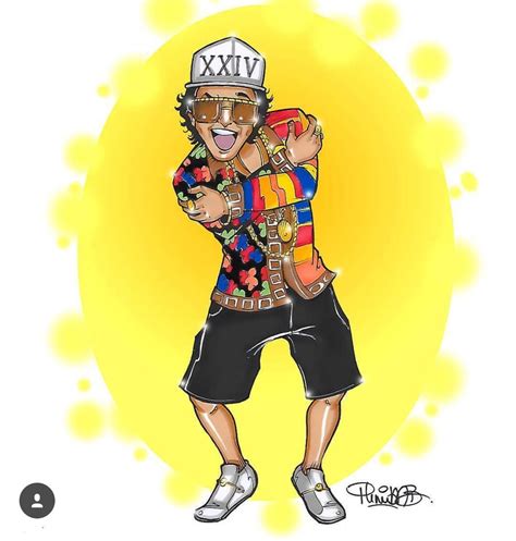 K Magic Bruno Mars Cartoon X Wallpaper Teahub Io