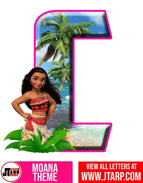 Moana Alphabet Letters and Numbers Free Printable - Printable | Letters ...