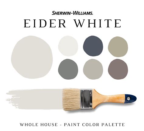 Sherwin Williams Eider White Color Palette Nish