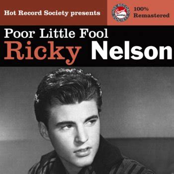 Ricky Nelson – Poor Little Fool – PowerPop… An Eclectic Collection of ...