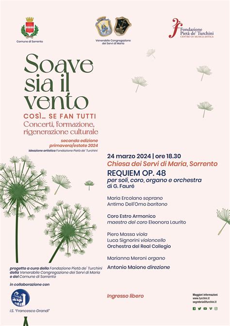 Sorrento Domenica Delle Palme Concerto Soave Sia Il Vento Cos Se