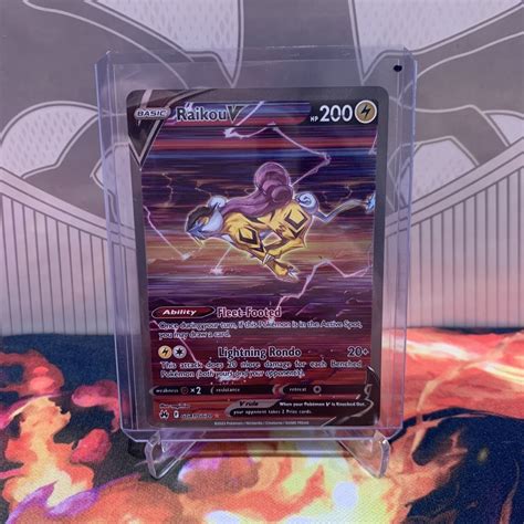 Mavin Pokemon Raikou V Gg Crown Zenith Galarian Gallery Full Art