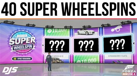 Forza Horizon Opening Super Wheelspins Insane Rewards And