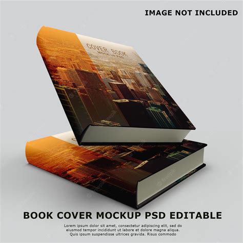 Premium PSD | Cover book mockup psd