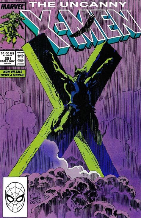 Uncanny X Men 251 1989 Cover Artist Marc Silvestri Wolverine