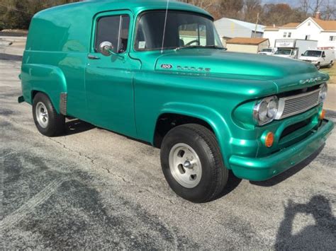 1961 Dodge D 100 Town Wagon Panel Truck Built Truck Runs Great