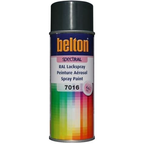 Peinture aérosol RAL 7016 Gris anthracite brillant 400ML SPECTRAL B