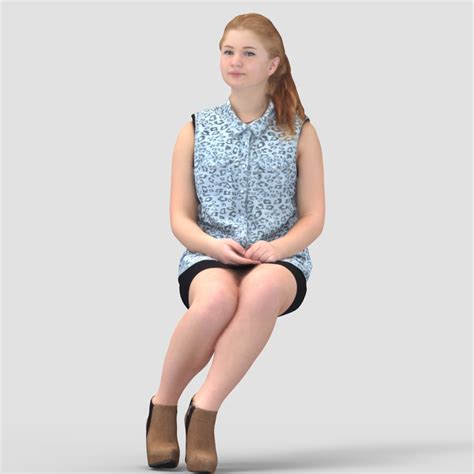 Realistic Casual Humans 3d Model