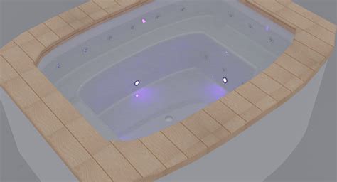Hot Tub D Model TurboSquid
