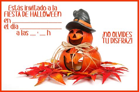 Invitaciones De Halloween Para Imprimir Terror Ficas Todo Sobre