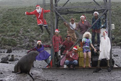 Stacey In Antarctica Christmas On Bird Island