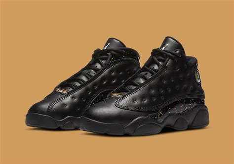 Air Jordan 13 Gs Black Metallic Gold Dc9443 007