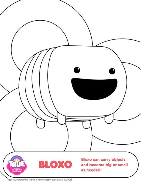 True And The Rainbow Kingdom Coloring Pages - GBRgot1