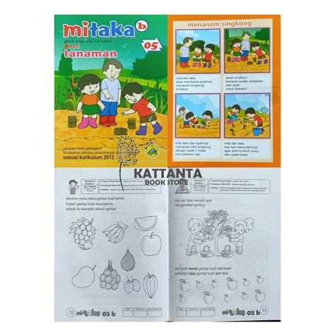 Jual Buku Anak Tk B Mitaka Shopee Indonesia