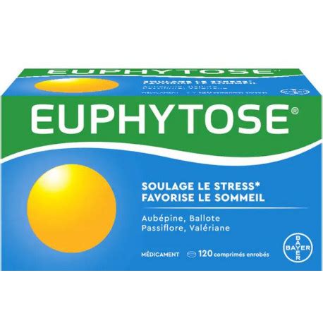 Euphytose Comprim S M Dicament Pour Lutter Contre Le Stress Et L Anxi T