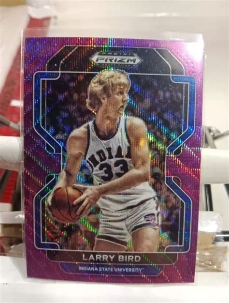 LARRY BIRD 2022 23 Panini Prizm Draft Violet Vague 36 Boston Celtics