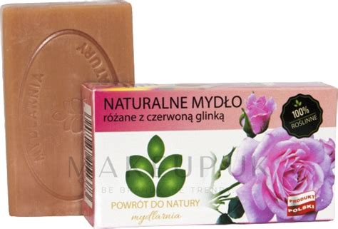 Powrot Do Natury Rose Red Clay Natural Soap Makeup Uk