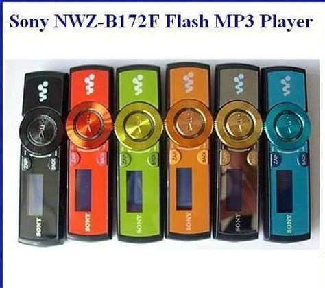 Sony Nwz B F Flash Mp Player Gb Gb Black Red Blue Grey Green