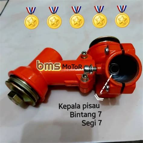 Gear Case Kepala Pisau Parangan Mesin Potong Rumput 318 328 338 Segi 7