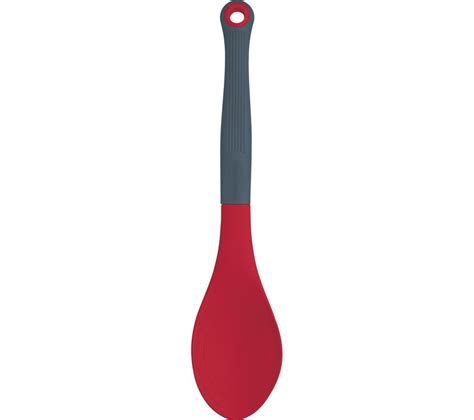 Buy Colourworks Silicone Cooking Spoon Grey And Red Free Delivery Currys