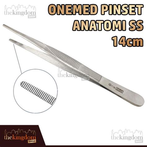 Jual Onemed Pinset Anatomi Ss Stainless Steel Stenless Vinset Anatomis