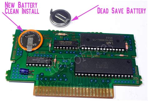 Game Save Battery Install Service Snes Nes Sega Gameboy Retrofixes