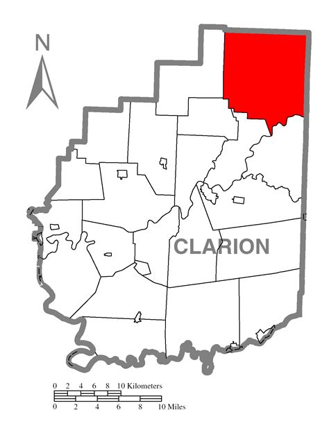 File:Map of Farmington Township, Clarion County, Pennsylvania ...