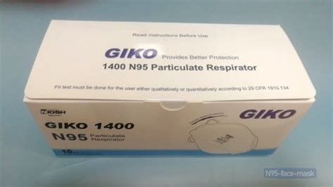 N95 Face Mask GIKO 1400 Surgical N95 Respirator With 510K Cleared N95