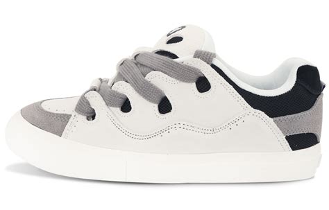 Обувь для скейтбординга Ollieskate унисекс, цвет black and white gray ...