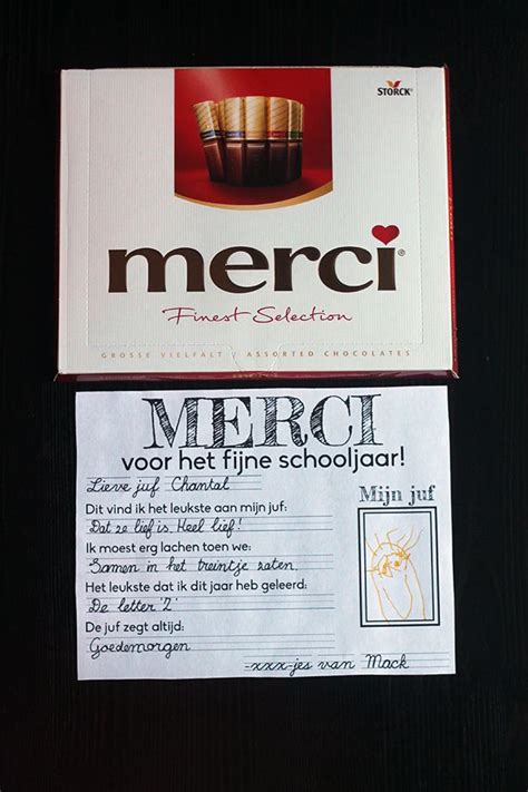 Een Doosje Merci Is Wat Mij Betreft Het Ideale Einde Schooljaar Cadeau