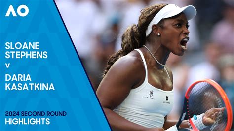 Sloane Stephens V Daria Kasatkina Highlights Australian Open