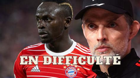 Le Bayern et Sadio Mané en difficulté une semaines deux défaites pour