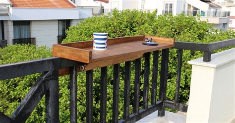 Balcony Bar Top Balcony Table Railing Table Patio Bar Etsy In 2021