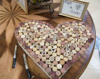 Handmade Wine Cork Guestbooks Weinkorken Hochzeit G Stebuch Hochzeit