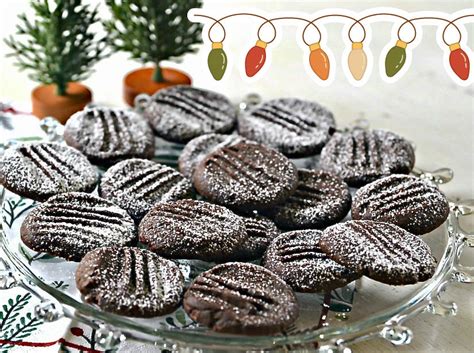 Chocolate Shortbread Cookies | kitchengetaway.com