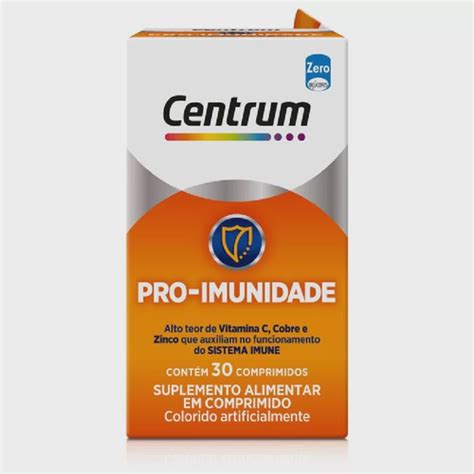 Centrum Pro Imunidade C 30 Comprimidos Em Promoção Na Americanas