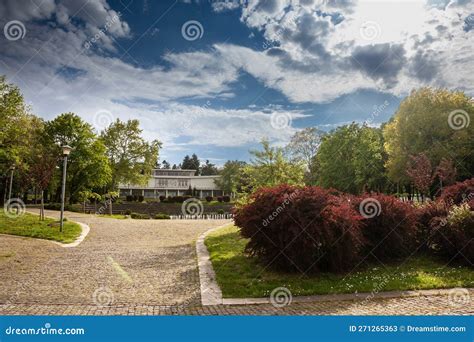 BELGRADE SERBIA MAY 1 2022 Panorama Of The Muzejski Park And The