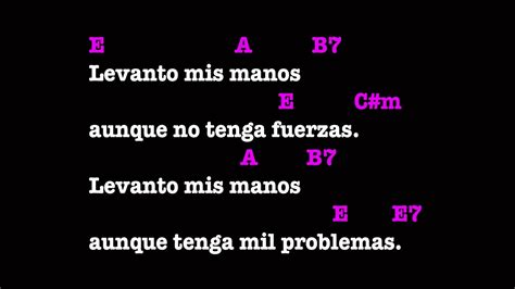 Levanto Mis Manos letra y acordes - alabanza hermosa Acordes - Chordify