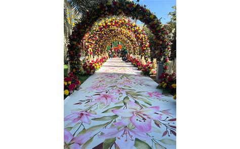 Flower Entrance Tunnel Arch Rentals At AED 35000 Hafla UAE