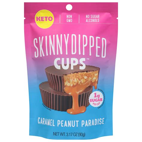 SkinnyDipped Chocolate Cream Peanut Butter Cup 3 17 Oz Pack Of 10