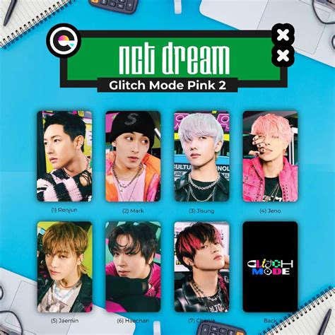 Jual Photocard NCT Dream Glitch Mode Pink 2 Album Foto PC NCT Dream