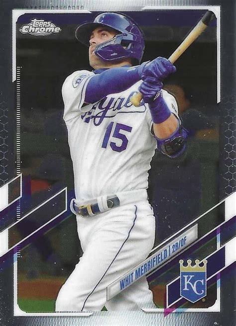 Topps Chrome Whit Merrifield Kansas City Royals Ebay