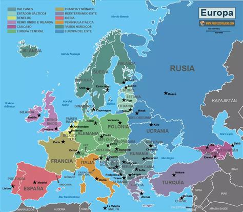 Países Y Capitales De Europa 2023 Saber Es Práctico 44 Off