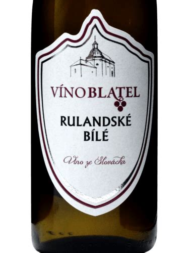 Vino Blatel Rulandské Bílé Vivino US