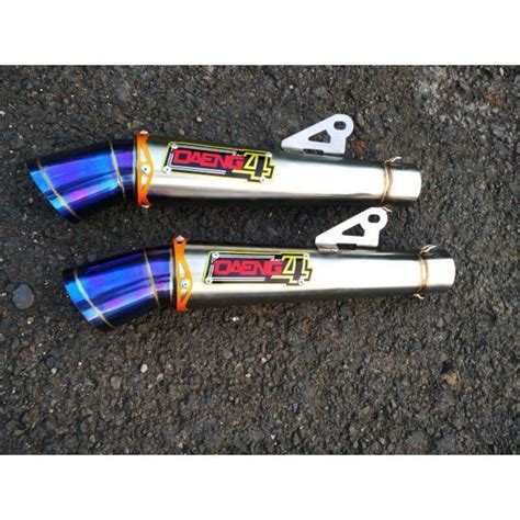 Daeng Sai4 CANISTER 51MM ONLY Screen Type Open PIPE Spec For Big Elbow