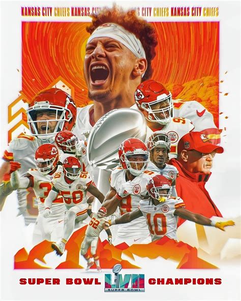 Kansas City Chiefs 2022 Super Bowl Champions Poster 1 Etsy