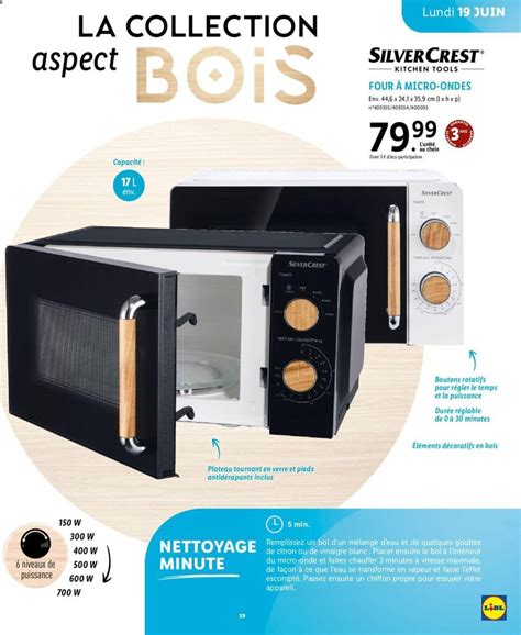 Promo SILVERCREST FOUR À MICRO ONDES chez Lidl