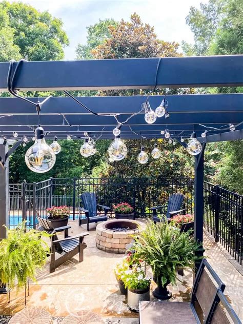 5 Easy Tips for Hanging Outdoor String Lights from a Pergola